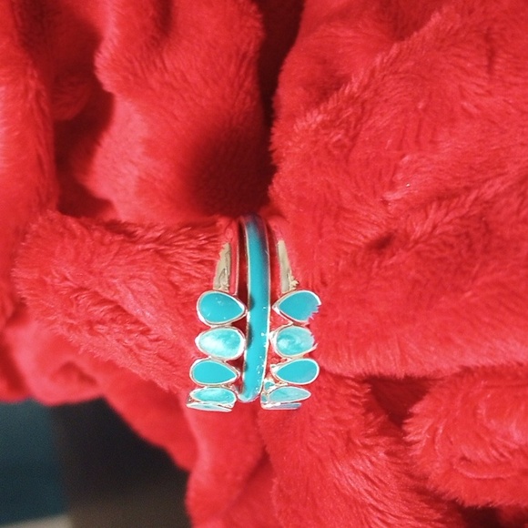 Turquoise Rings Set Size 10 - Picture 6 of 8